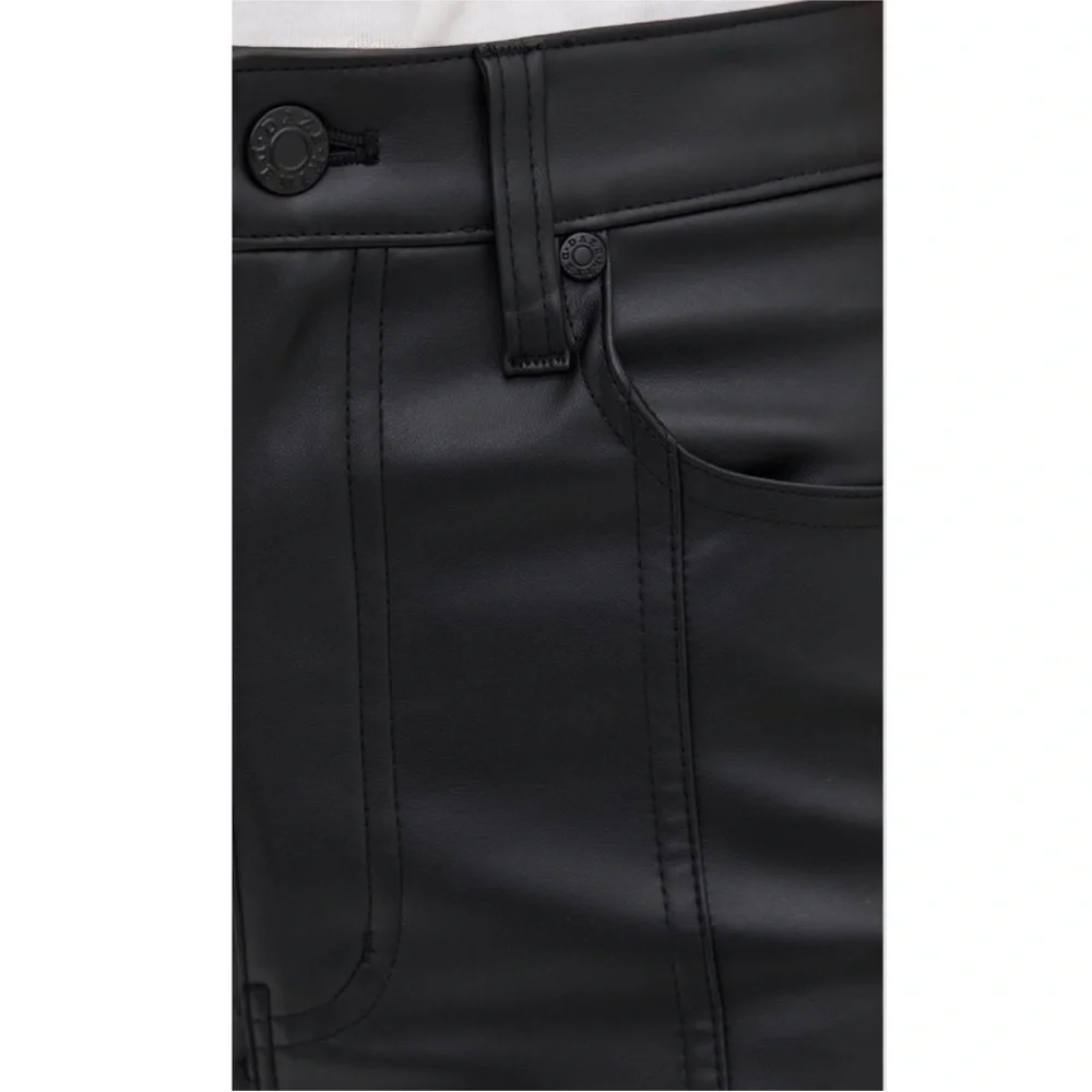 New with Tags DAZE Far Out Faux Leather Wide Leg Pants